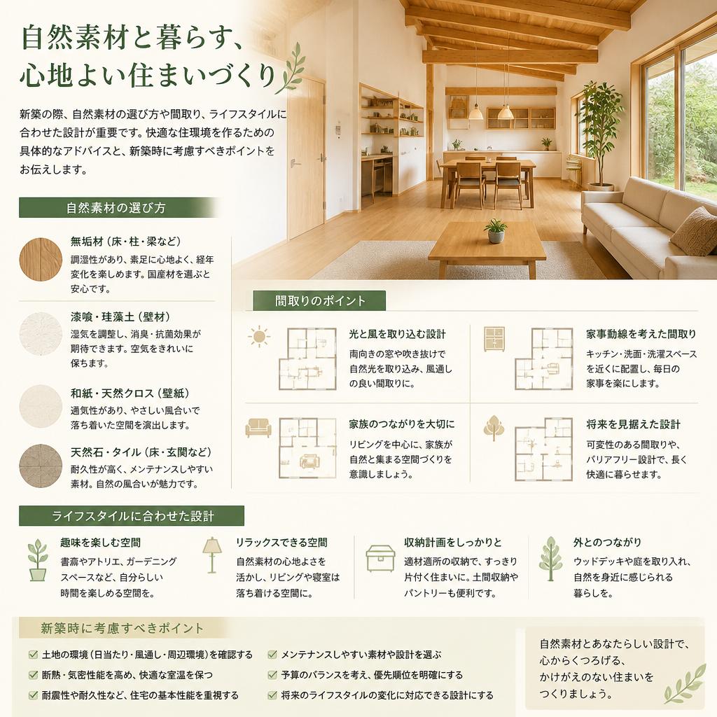 新築時の重要なポイント