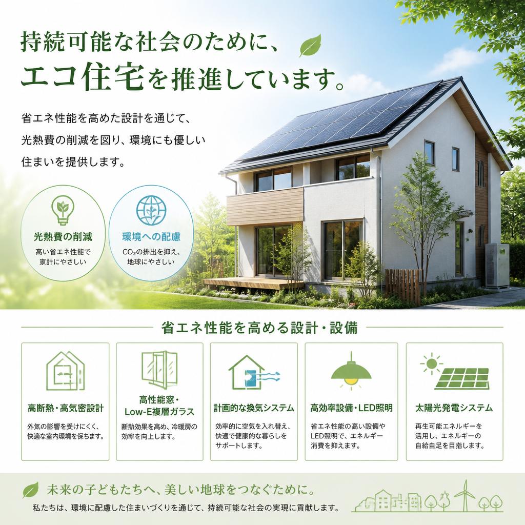 エコ住宅で持続可能な未来を